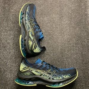 Asics Gel-Kinsei Blast Men’s Size 9 Black/Glow Yellow Running Shoes 1011B203